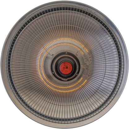 bimar HR313 Stufa elettrica da Esterno a Soffitto, Lampada infrarossi Radiante 1500W, Radiatore Elettrico con Telecomando per Selezionare Potenza e Illuminazione, 2 Potenze di Calore