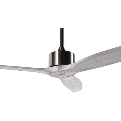 bimar Wi-Fi Ventilatore da soffitto, Ventilatore soffitto, con 3 Pale, Timer da 1 a 8 ore, Ventilatore con Telecomando, App e Controllo Vocale, Motore Silenzioso (Ø 132)