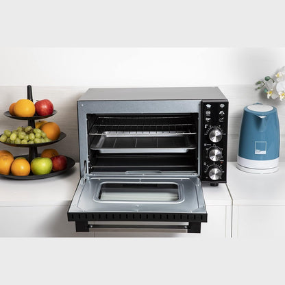 Bimar B300 Forno Elettrico 30 Litri, Prontoforno Elettrico Ventilato, cottura combinata o statica, Timer, Pareti autopulenti Potenza 1800W, Doppio vetro.Luce interna.Termostato regolabile