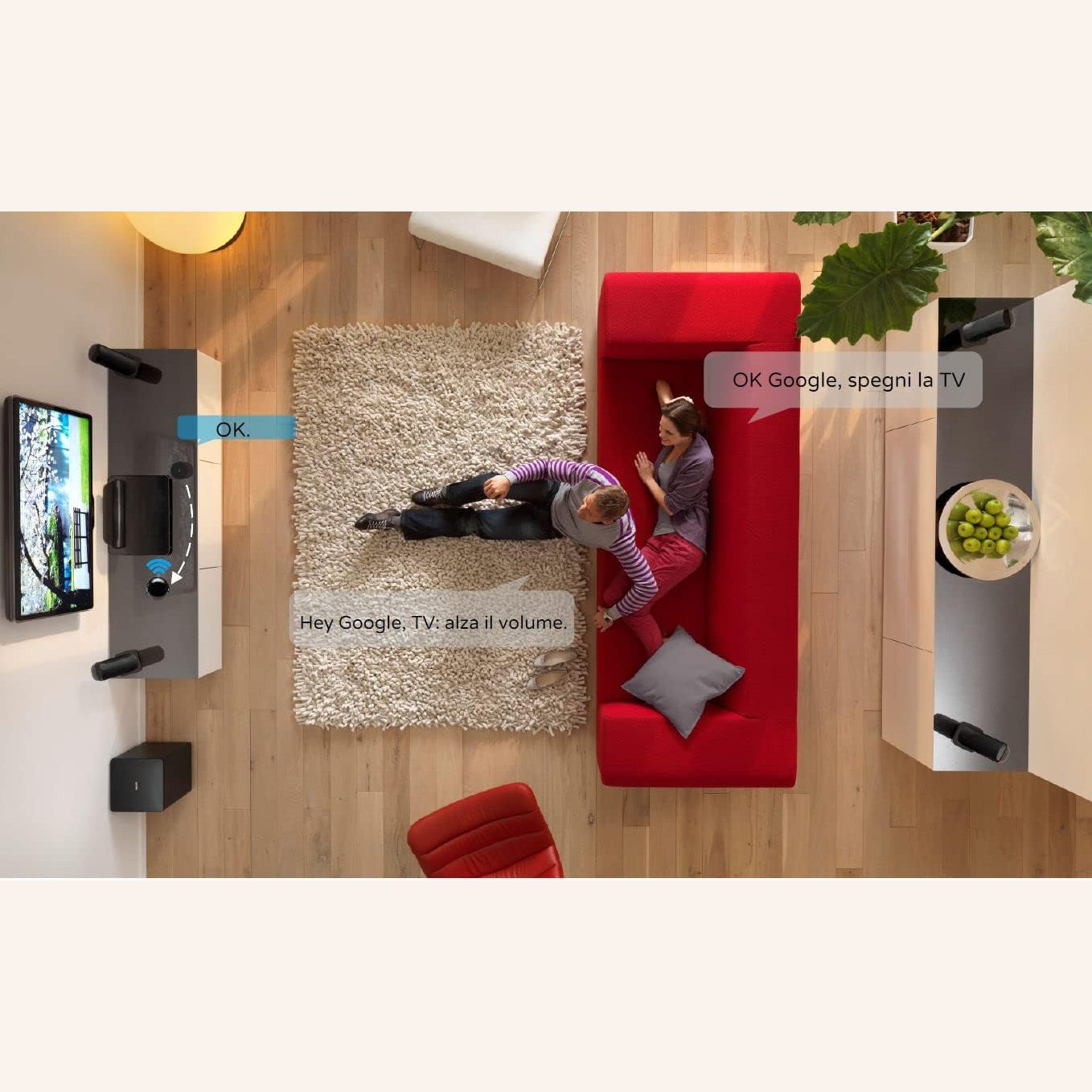 Bimar AP12 Telecomando Universale IR Wi-Fi, Smart Home Automation, Compatibile iOS e Android, Controllo vocale