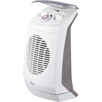 bimar HF201 Termoventilatore Elettrico Portatile, Bagno, stufetta elettrica Basso consumo, Scaldino, Timer 24h, Aria Calda, Silenzioso, Riscaldamento Ambiente, Tripla Sicurezza