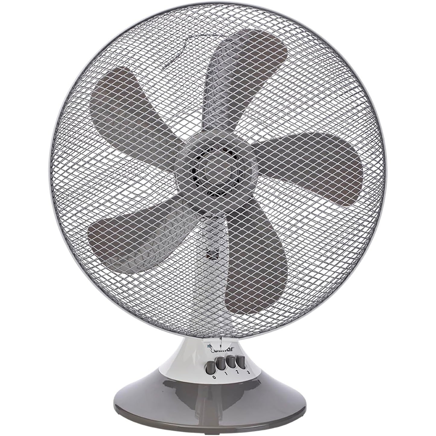 bimar VT433 Ventilatore da Tavolo 40 cm, Ventilatore silezioso,con Selettore 3 Velocità, Elica con 5 con Pale, Orientabile Destra - Sinistra, Inclinazione Regolabile Alto - Basso, Motore 55W