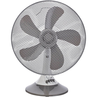 bimar VT433 Ventilatore da Tavolo 40 cm, Ventilatore silezioso,con Selettore 3 Velocità, Elica con 5 con Pale, Orientabile Destra - Sinistra, Inclinazione Regolabile Alto - Basso, Motore 55W
